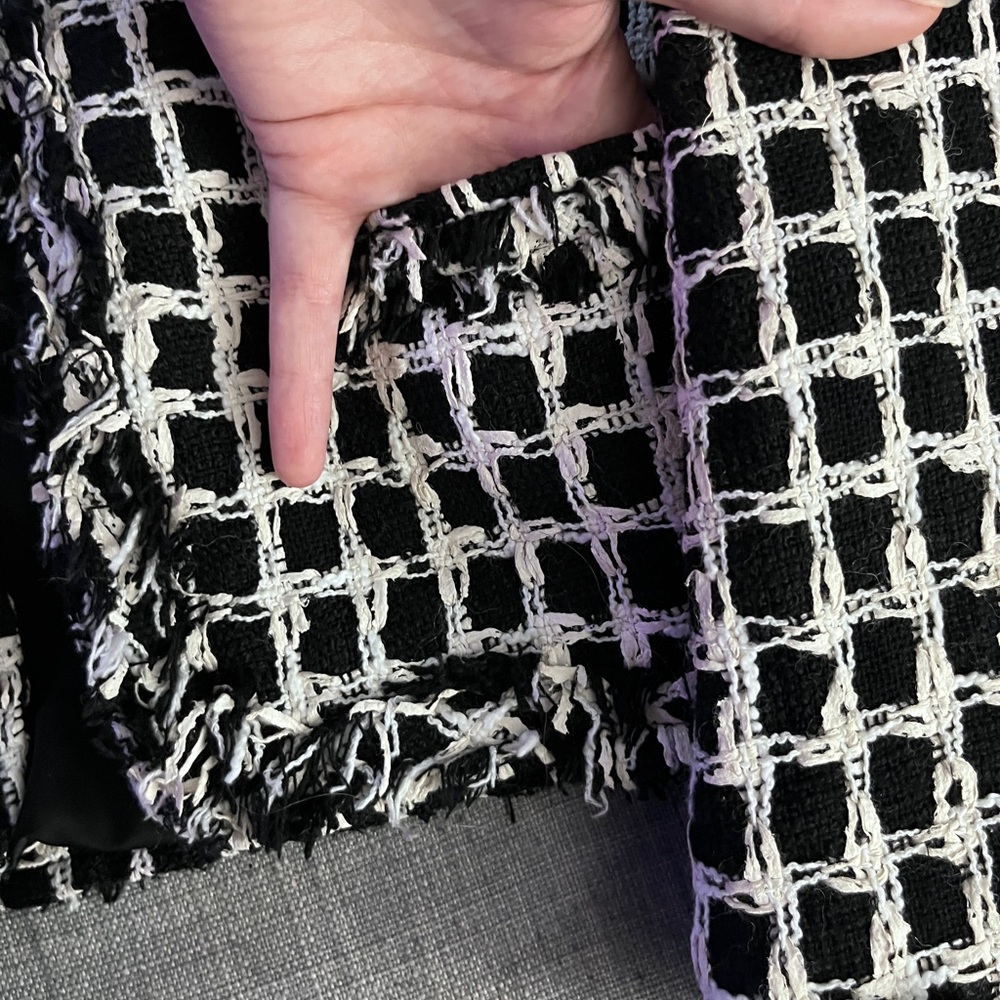 Plaid Print Evening Jacket - Picture 4 of 9